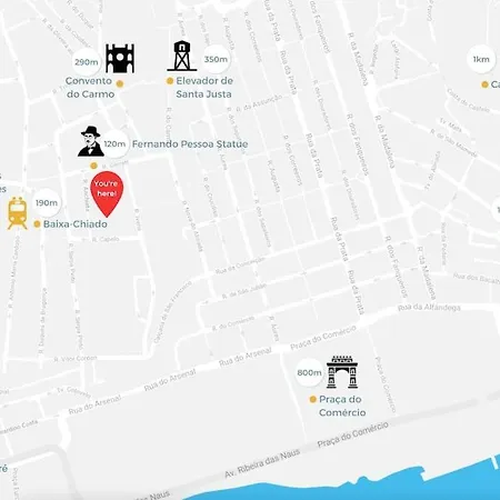 Trendy Chiado Flat Lejlighed *